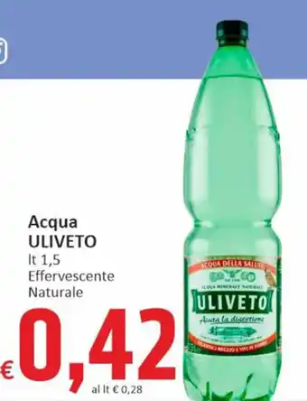 Paghi Poco Uliveto Acqua 1,5 lt offerta