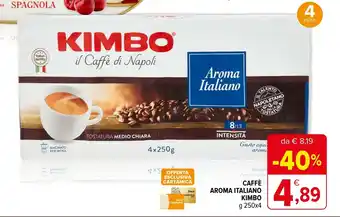 Iperal Kimbo Aroma Italiano 250 g x 4 offerta