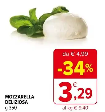Iperal Mozzarella Deliziosa 350 g offerta