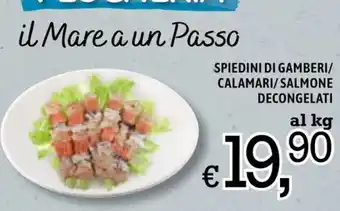 Famila Spiedini Di Gamberi/Calamari/Salmone Decongelati offerta