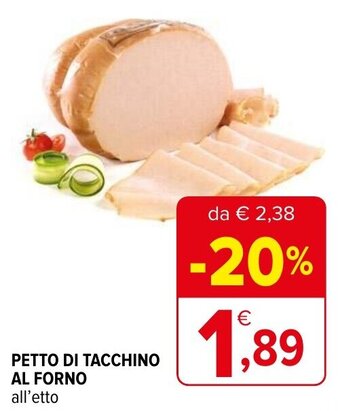 Iperal Petto di Tacchino al Forno offerta