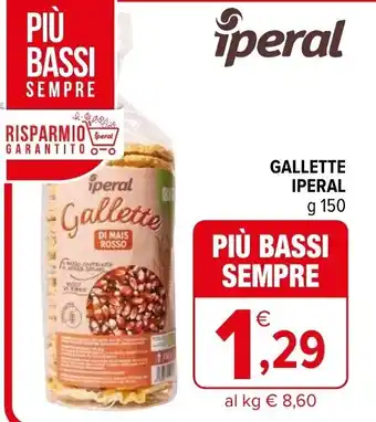 Iperal iperal Gallette 150 g offerta