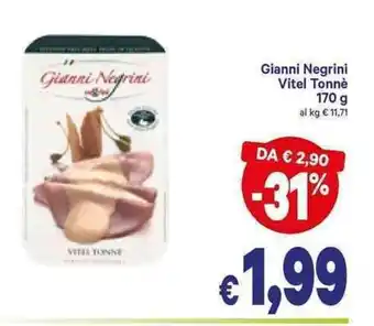 Gianni Negrini Vitel Tonnè 170g