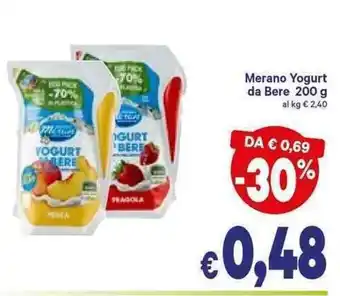 A&O Merano Yogurt da Bere 200g offerta