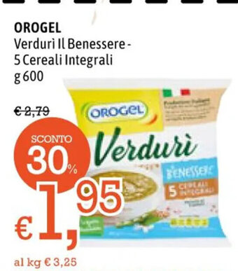 Famila Orogel Verduri IL Benessere 5 Cereali Integrali 600 g offerta