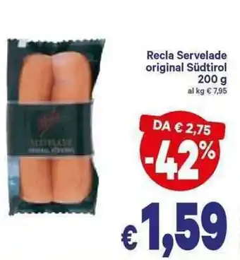 A&O Recla Servelade original Südtirol 200g offerta