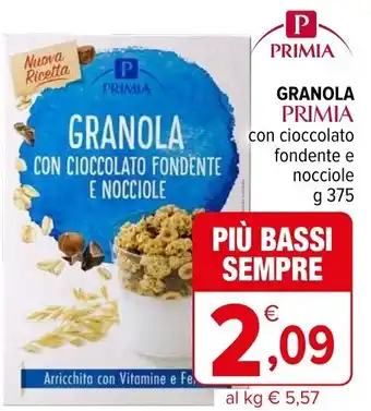 Iperal Primia Granola 375 g offerta