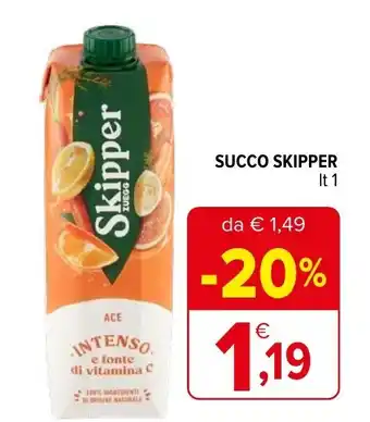 Iperal Skipper Succo 1 lt offerta