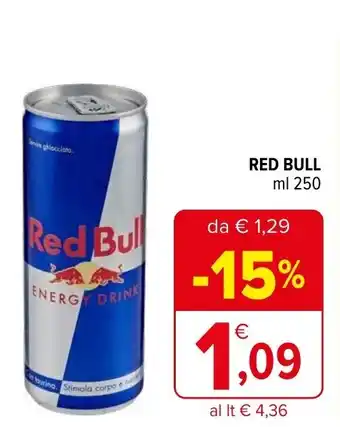 Iperal Red Bull 250 ml offerta