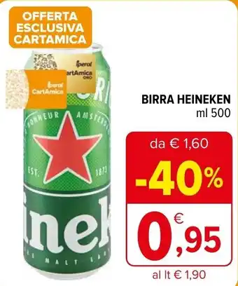 Iperal Heineken Birra 500 ml offerta