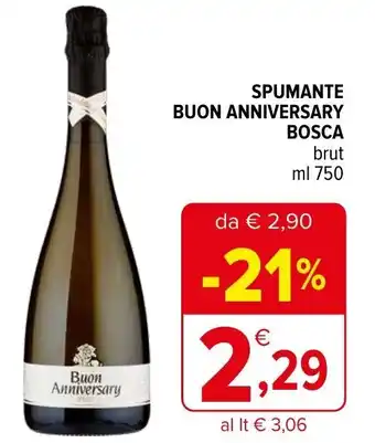 Iperal Spumante Buon Anniversary Bosca 750 ml offerta