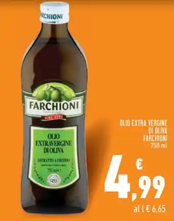 Conad City Farchioni Olio Extra vergine di oliva 750 ml offerta