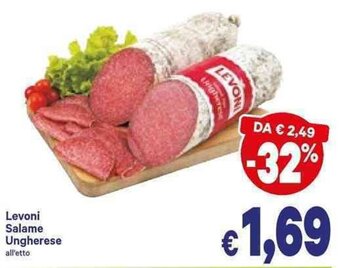 A&O Levoni Salame Ungherese offerta