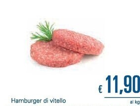 Unes Hamburger di vitello offerta