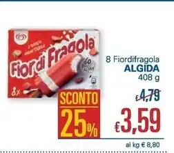 Unes Algida 8 fiordifragola offerta