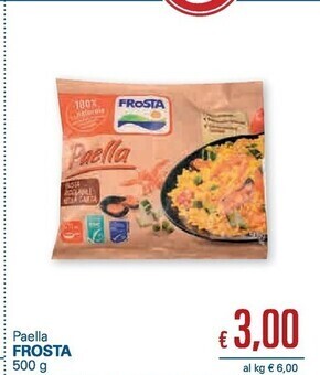 Unes Frosta paella offerta