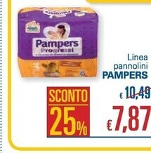 Unes Pampers linea pannolini offerta