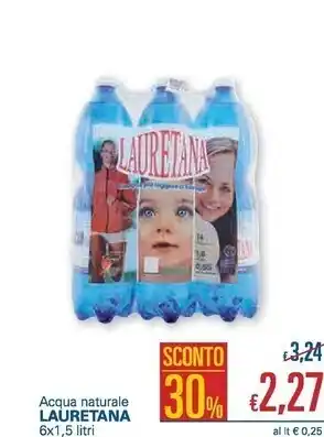 Lauretana acqua naturale