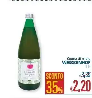 Unes Weissenhof succo di mele offerta