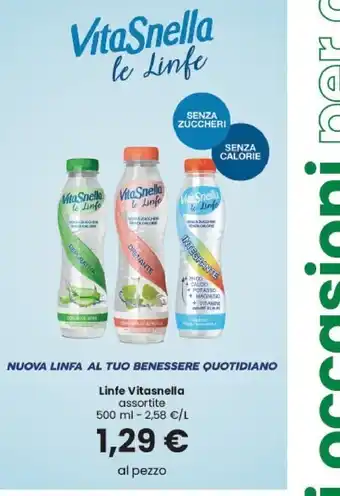 Interspar Vitasnella linfe offerta