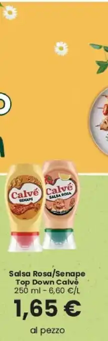 Interspar Calvè salsa rosa / senape top down offerta