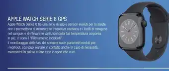 Apple watch serie 8 gps