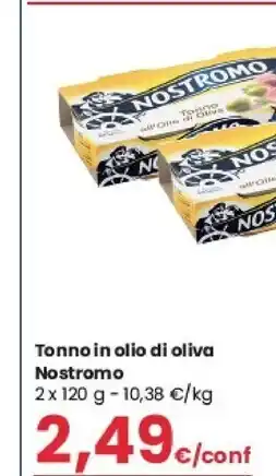 Interspar Nostromo tonno in olio di oliva offerta