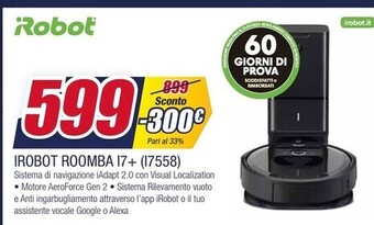 Trony Irobot roomba i7+ (i7558) aspirapolvere robot offerta