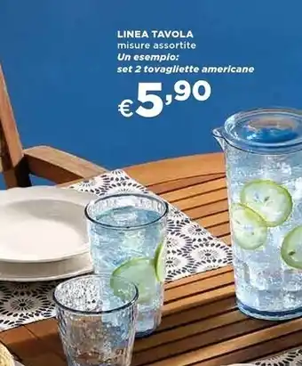 Ipercoop Linea tavola offerta