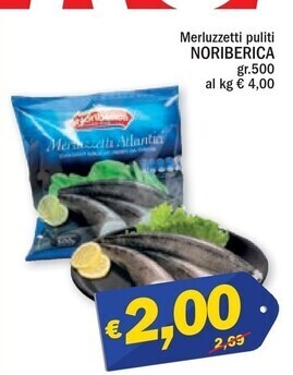 Ard Discount Noribèrica merluzzetti puliti offerta