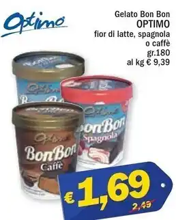 Ard Discount Optimo gelato bon bon fior di latte offerta
