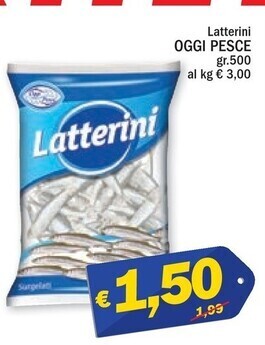 Ard Discount Oggi pesce latterini offerta