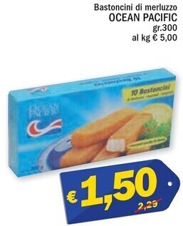 Ard Discount Ocean pacific bastoncini di merluzzo offerta