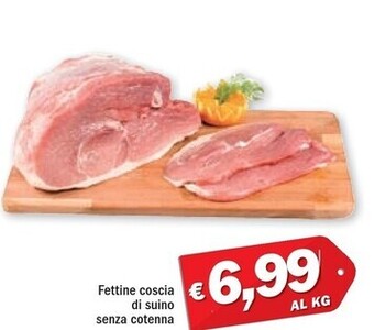 Fettine coscia di suino senza cotenna