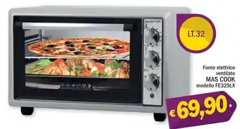 Ard Discount Mas cook - forno elettrico ventilato modello fe325lx offerta