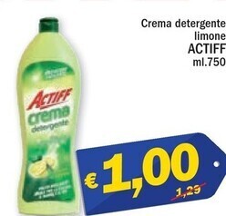 Ard Discount Actiff crema detergente limone offerta