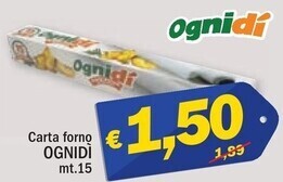 Ard Discount Ognidí carta forno offerta