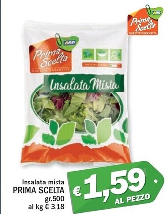 Ard Discount Prima scelta insalata mista offerta