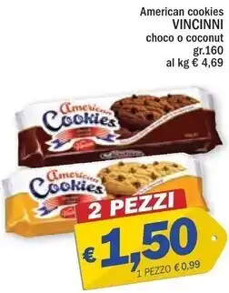 Vincinni american cookies choco