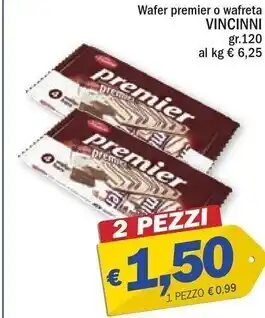Vincinni wafer premier