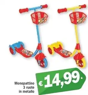 Ard Discount Monopattino 3 ruote in metallo offerta