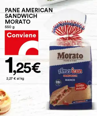 Coop Morato Sandwich Pane American 550 g offerta