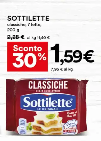 Coop Sottilette 7 fette 200 g offerta