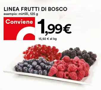 Coop Linea Frutti di Bosco 125 g offerta