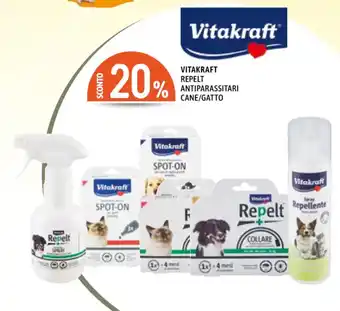 Famila Vitakraft Repelt Antiparassitari Cane/Gatto offerta