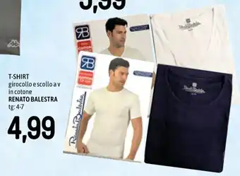 Famila Renato Balestra T-Shirt girocollo e scollo a v in cotone tg: 4-7 offerta