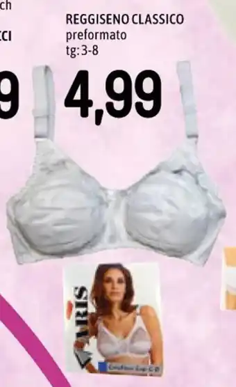 Reggiseno Classico preformato tg: 3-8