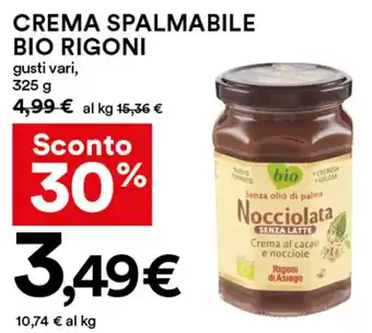 Crema Spalmabile Bio Rigoni 325 g