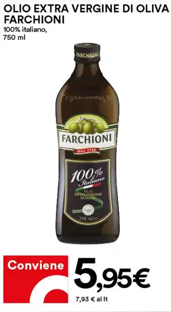 Coop Farchioni Olio Extra Vergine di Oliva 750 ml offerta