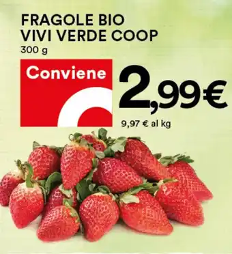 Coop Coop Vivi Verde Fragole Bio 300 g offerta